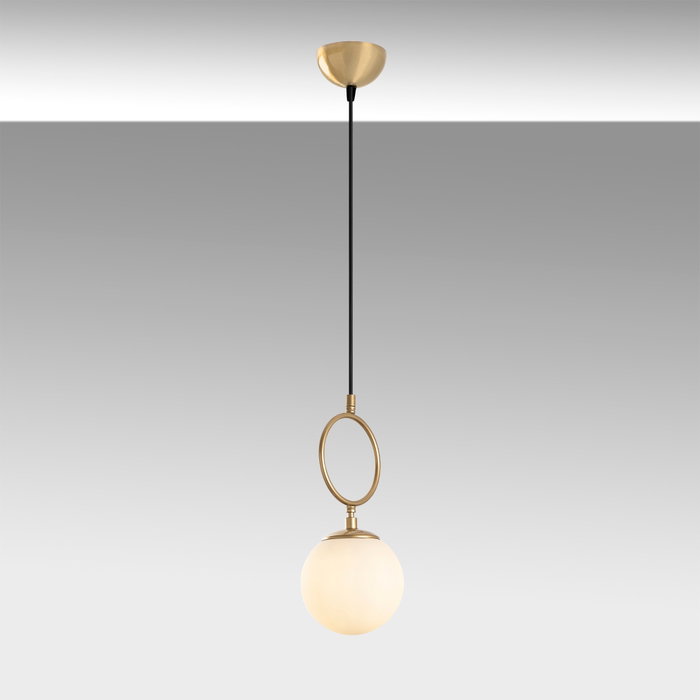 Opviq Ring - 13433 Lámpara de araña dorada ajustable